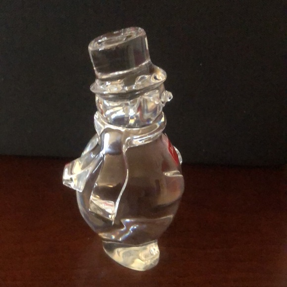 Baccarat Crystal Snowman with Broom. Made in and purchased in France 🇫🇷 - Picture 6 of 15